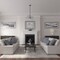 Ekena Millwork Claremont Ceiling Medallion (Fits Canopies up to 5 5/8"), 9"OD x 4 1/2"ID x 1/2"P, Flash Blue CM09CLFBS - alternate 4